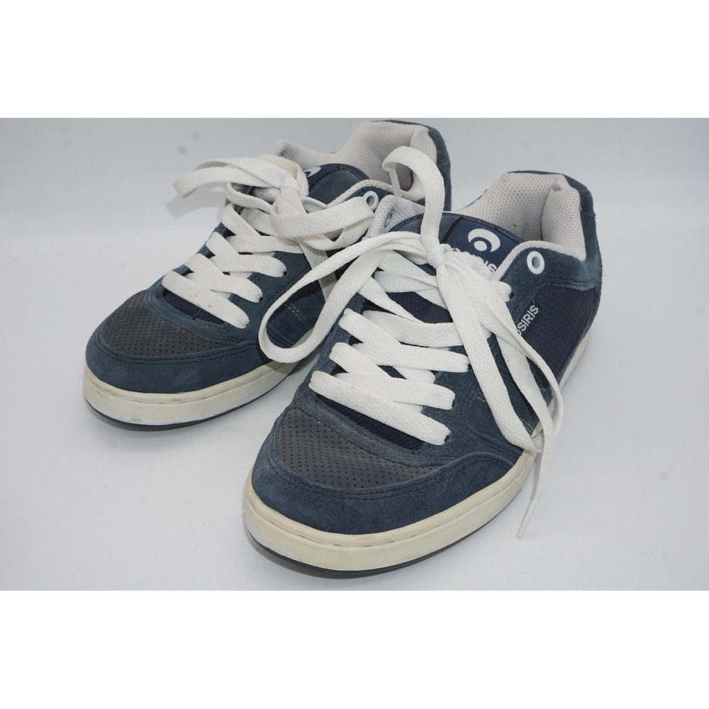 Osiris M3 Shoes Mens Size 6.5 Blue Suede Skate Sneakers Low Top Casual